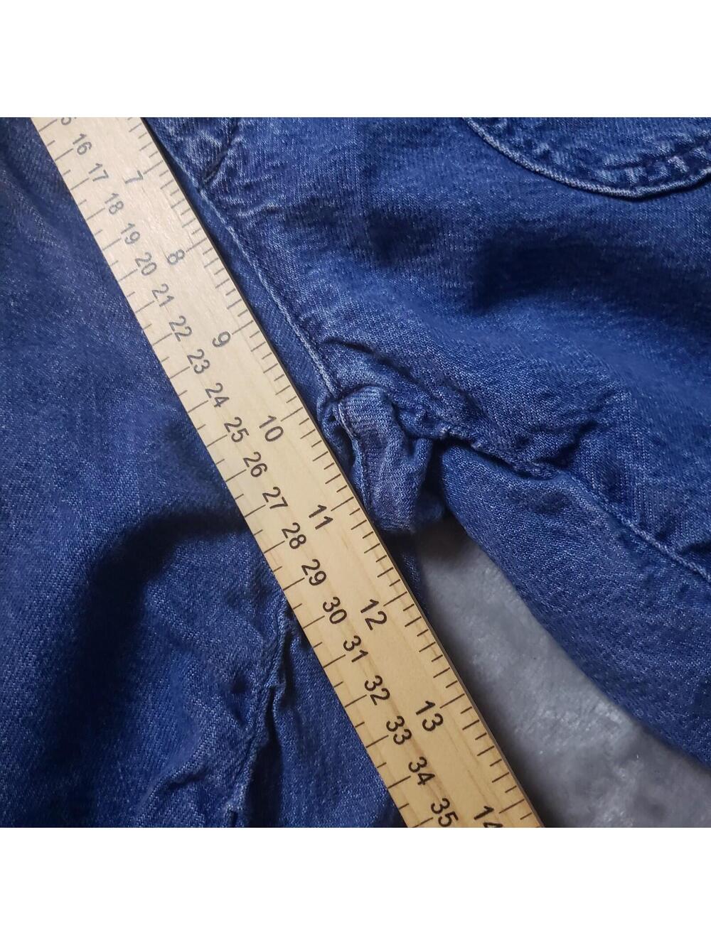 Anthropology Pilcro The Cottage Utility Pants  XS Blue Women’s Cargo Drawstring - Picture 6 of 9